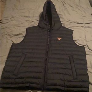 Guess hooded vest